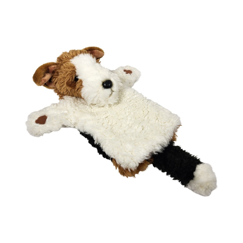 The Puppet Company Jack Russell‎ Terrier Dog Plush Hand Puppet Tricolor 17 Inch